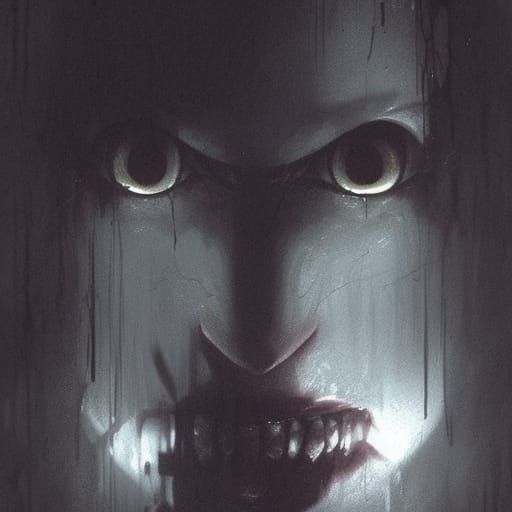 Creepy AI Generated Artwork NightCafe Creator