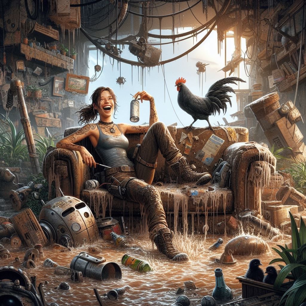 Paranoia Croft  by @Ghunzatrox