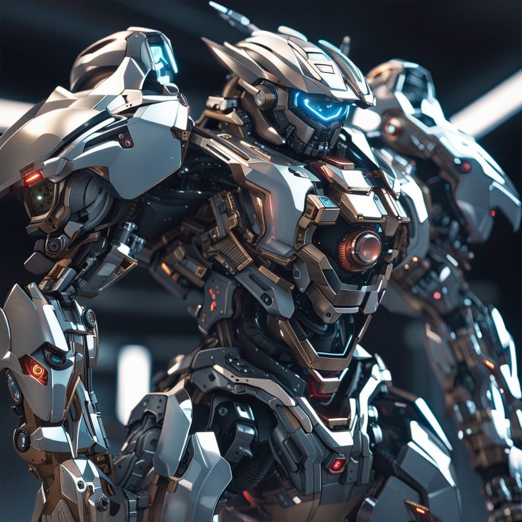 High tech Mecha suit - AI Generated Artwork - NightCafe Creator