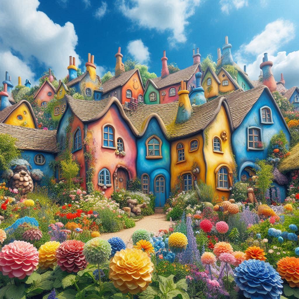 Higgledy-piggledy Houses