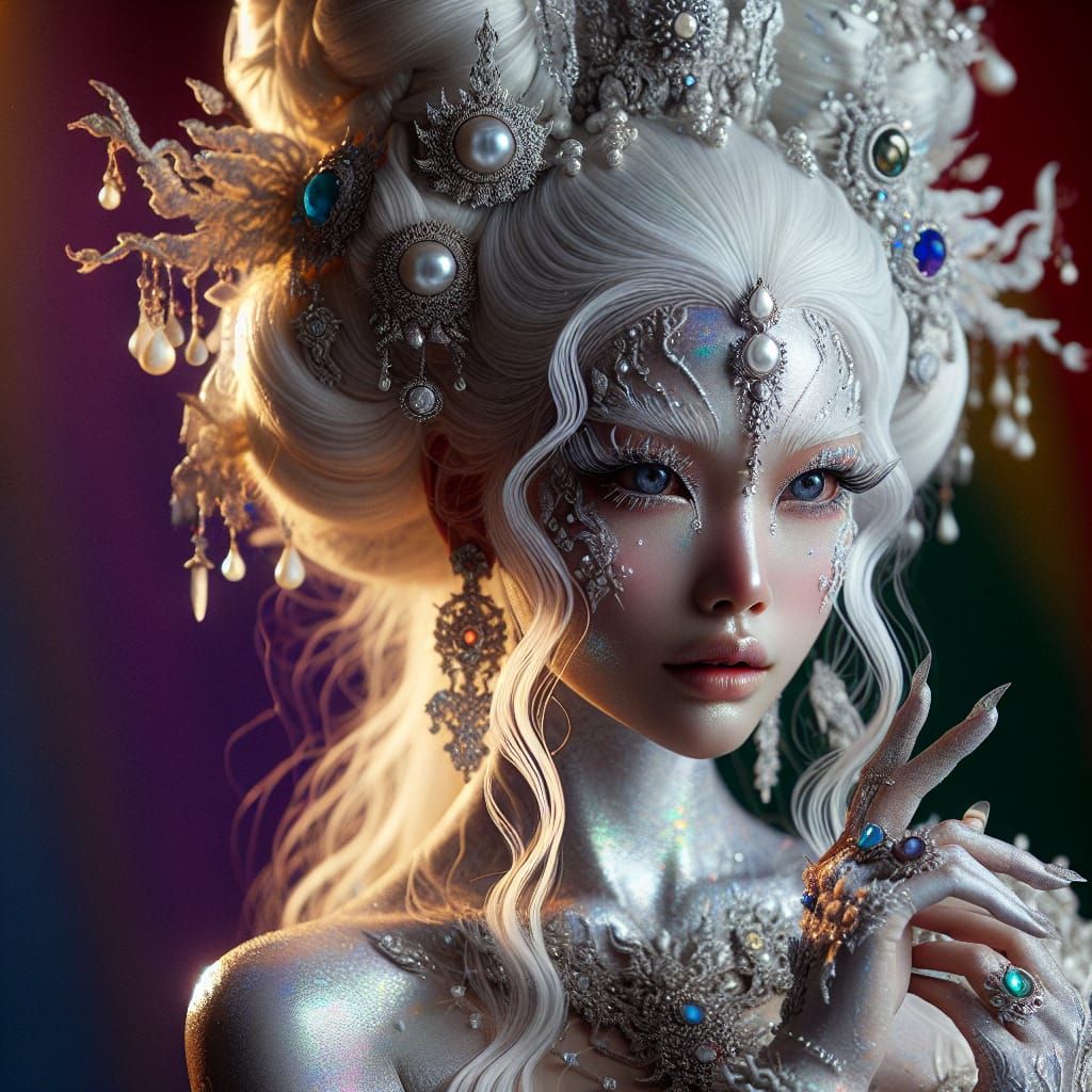 Ethereal Moon Goddess  by @Manny