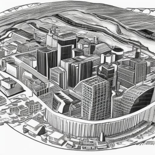 A flying city