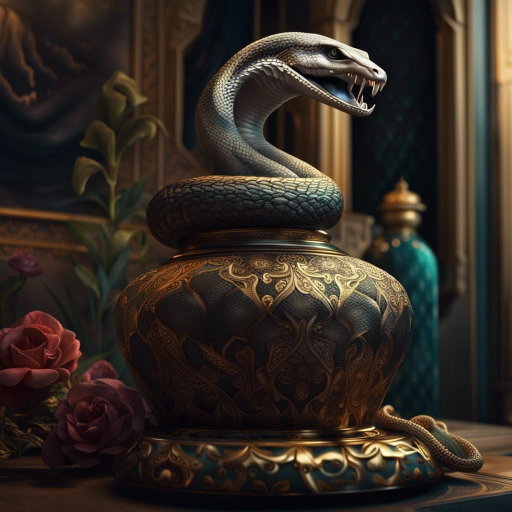 Cobra Snakes - AI Generated Artwork - NightCafe Creator