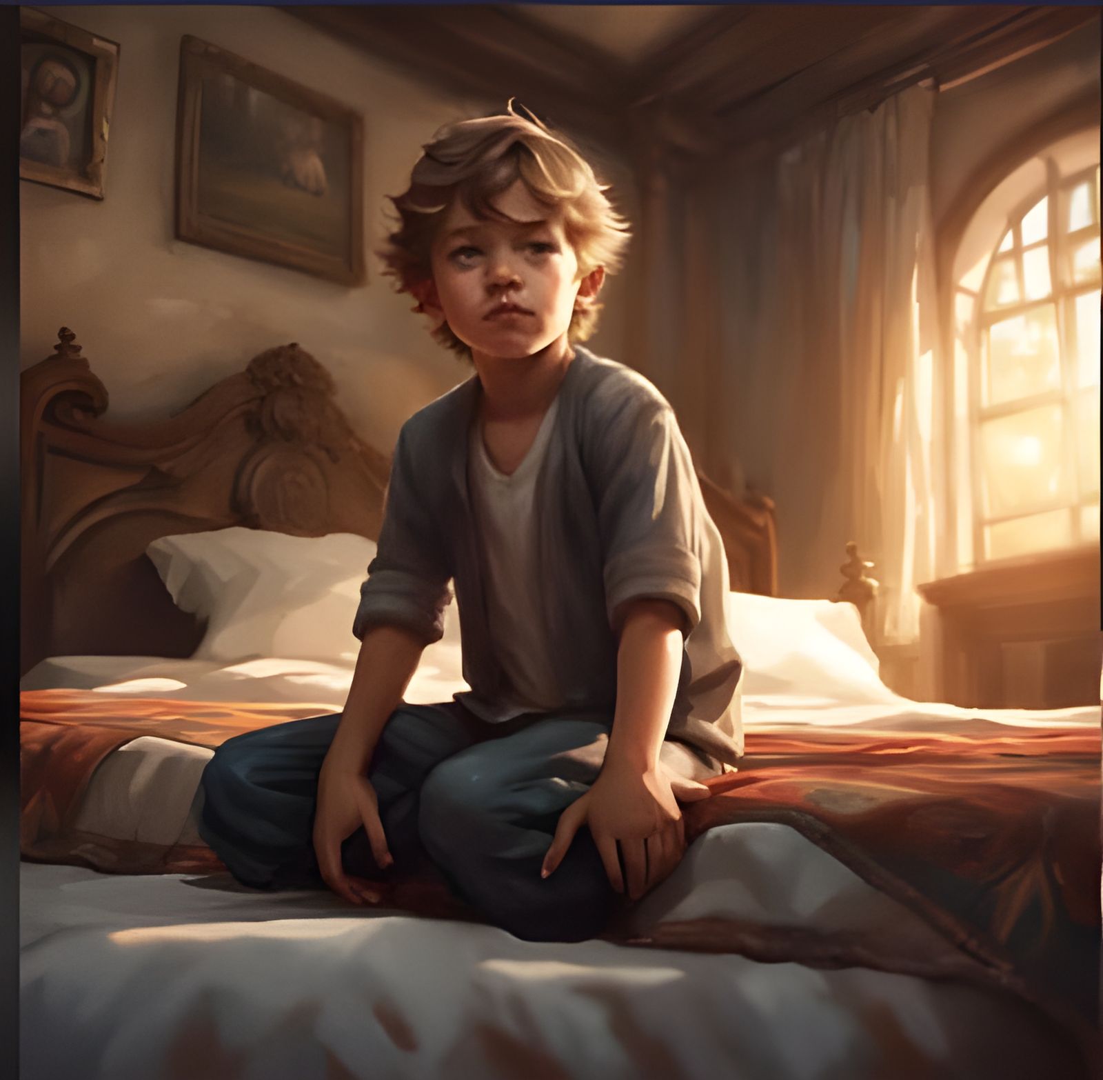 The Little Praying Warrior