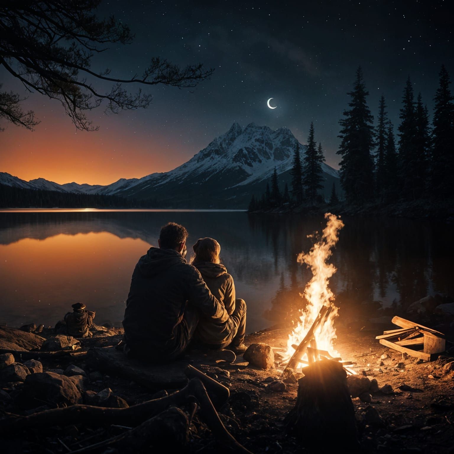 Romantic night  by @MozaB