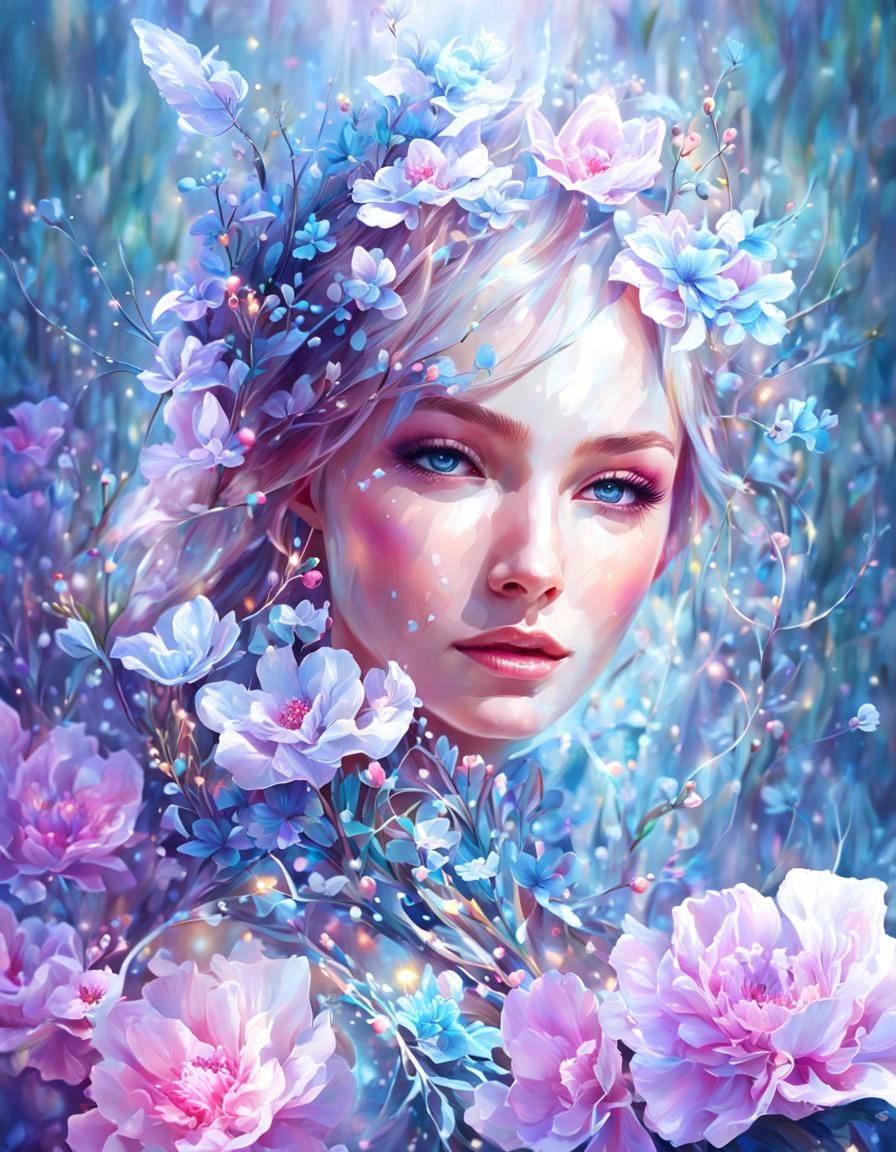 Glowing Magical Flowers as Hyperrealistic Concept Art