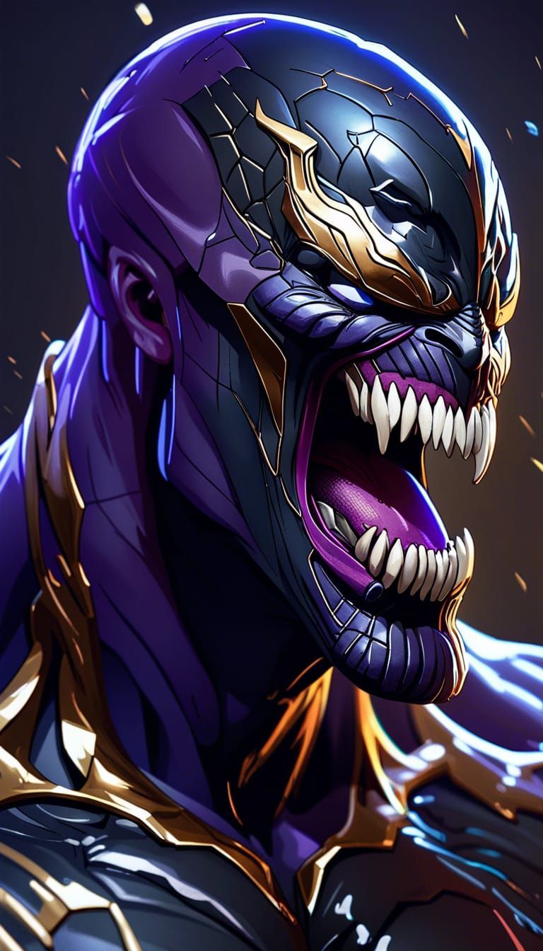 Venom Thanos - AI Generated Artwork - NightCafe Creator