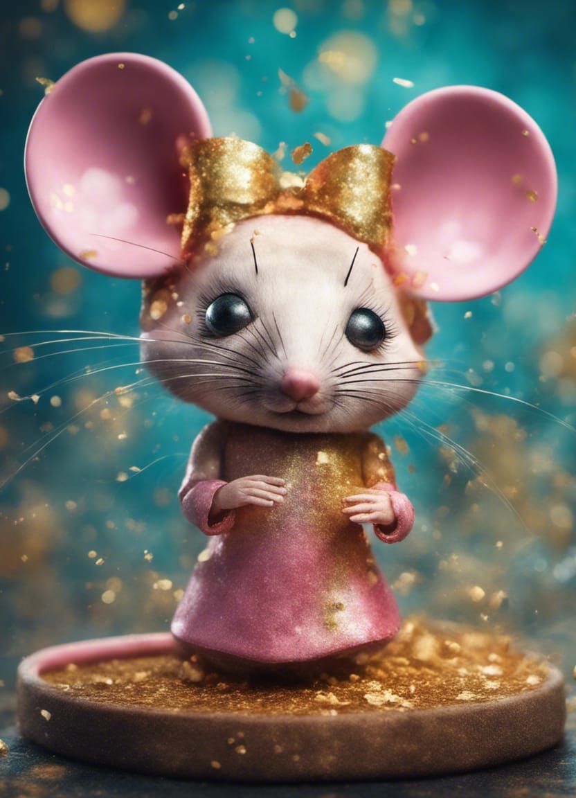 Glitter mouse model