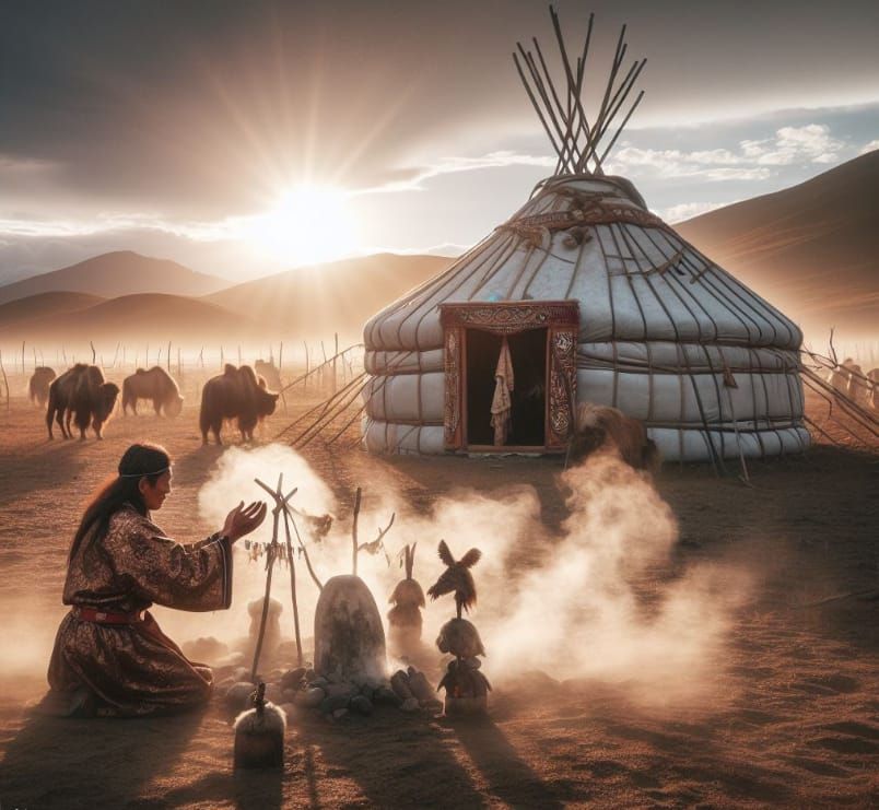 Drought in the steppe