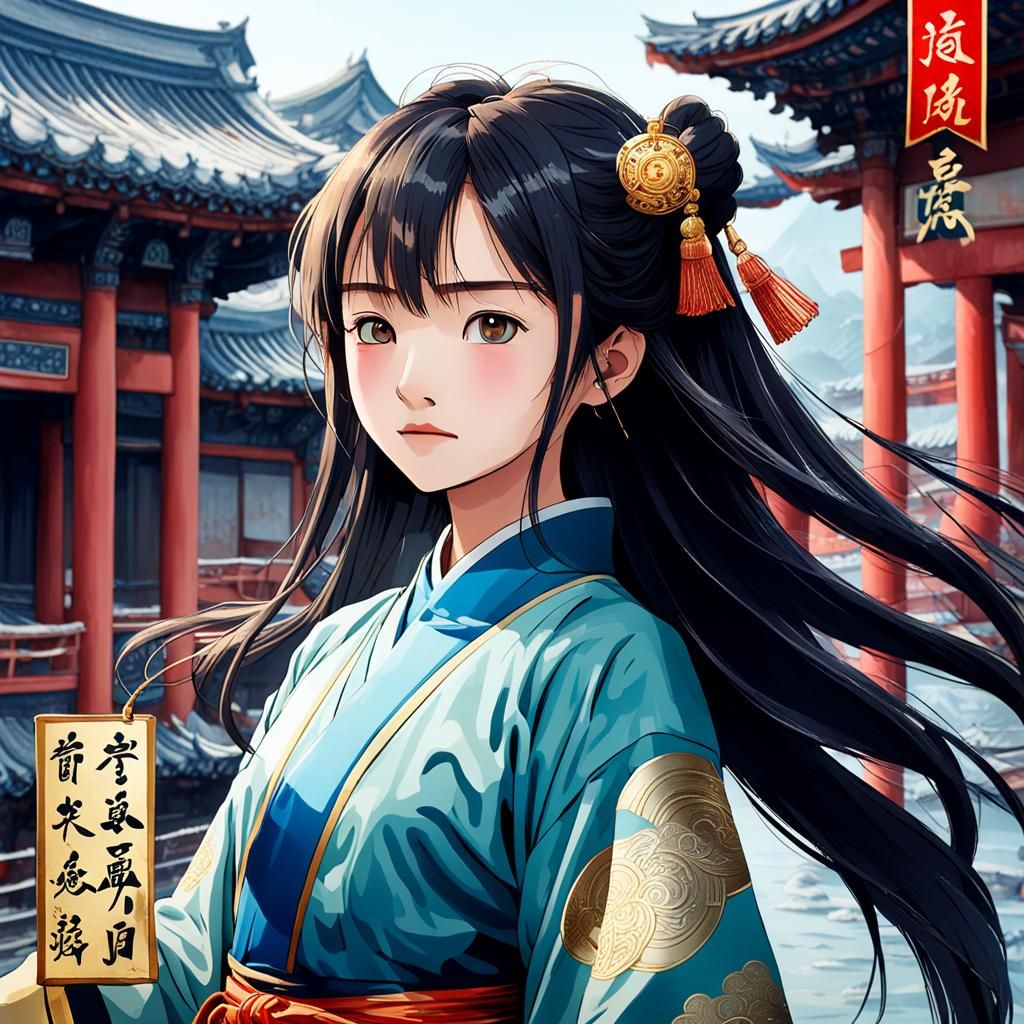 Teddy Bear Learns Weaving in Watercolor Style