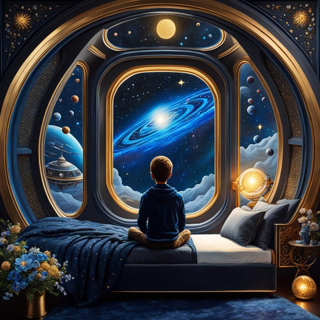 From my spaceship bedroom   by @SD