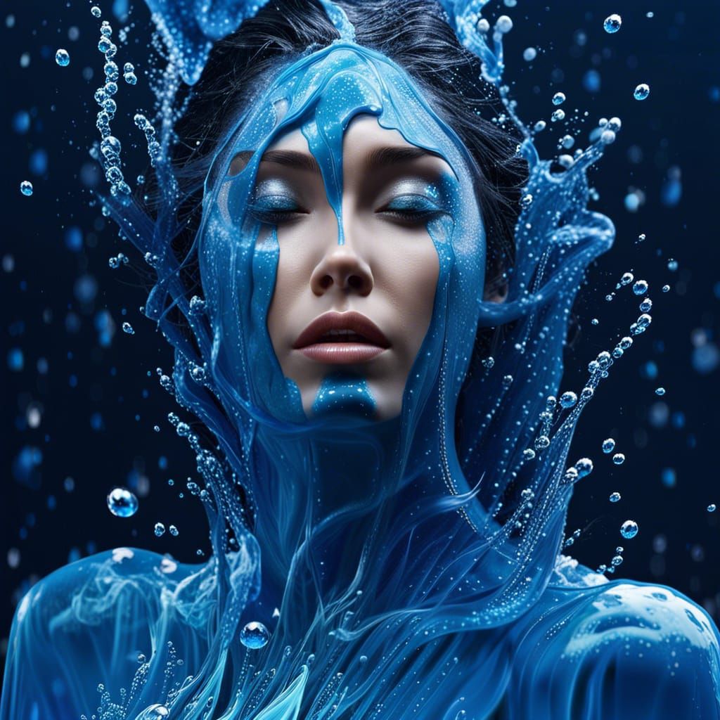 Water woman - AI Generated Artwork - NightCafe Creator