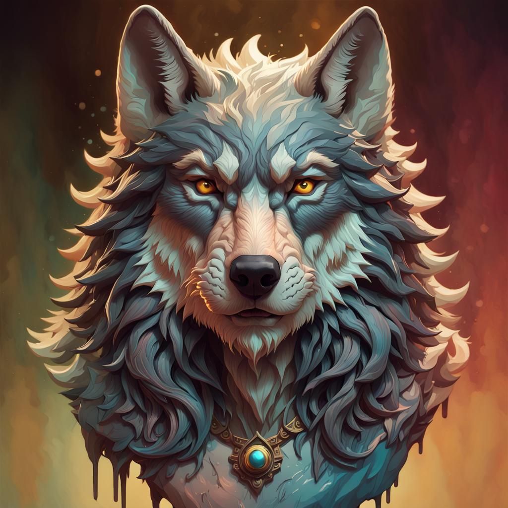 the wolf king - AI Generated Artwork - NightCafe Creator