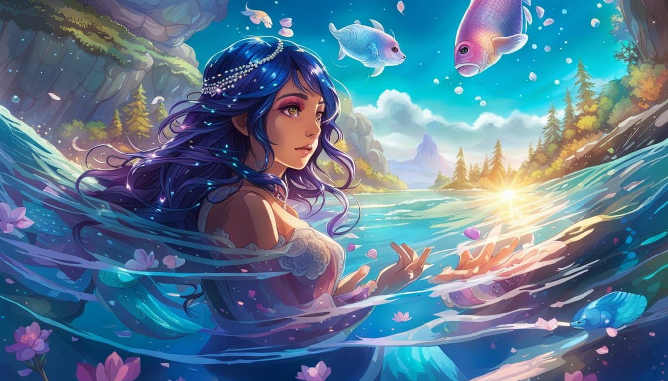 The Mermaid Princess - AI Generated Artwork - NightCafe Creator