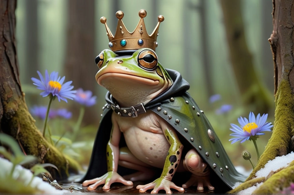 Prince Charming turned into a frog!