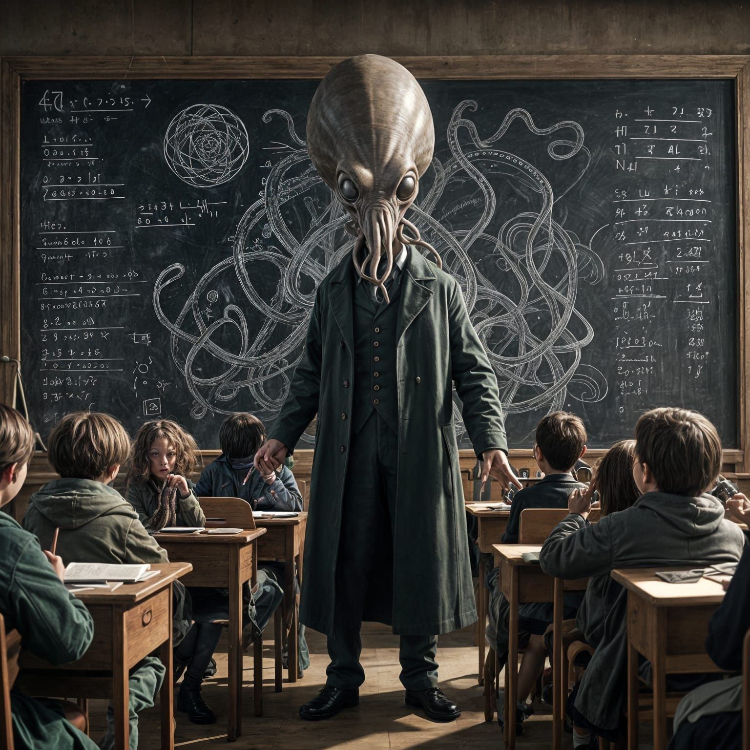 An alien course for earth students  by @Mrcloo