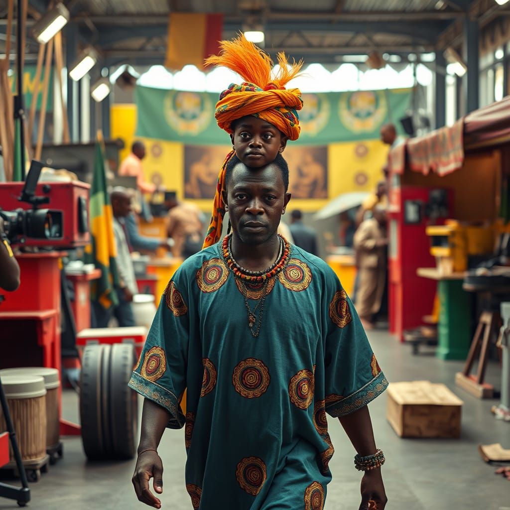 Frankie goes to Nollywood.  by @undefined