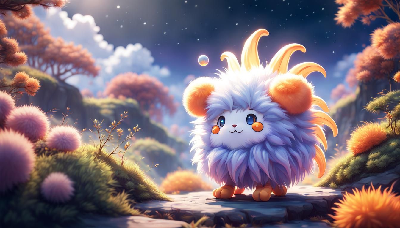From the Lands above and beyond the Clouds....a FluffBall ! ...
