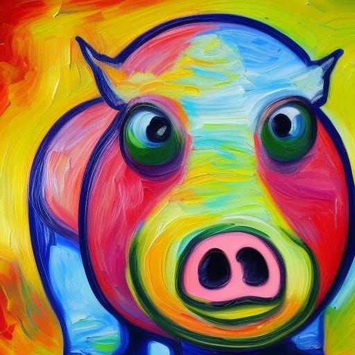 Monster pig - AI Generated Artwork - NightCafe Creator