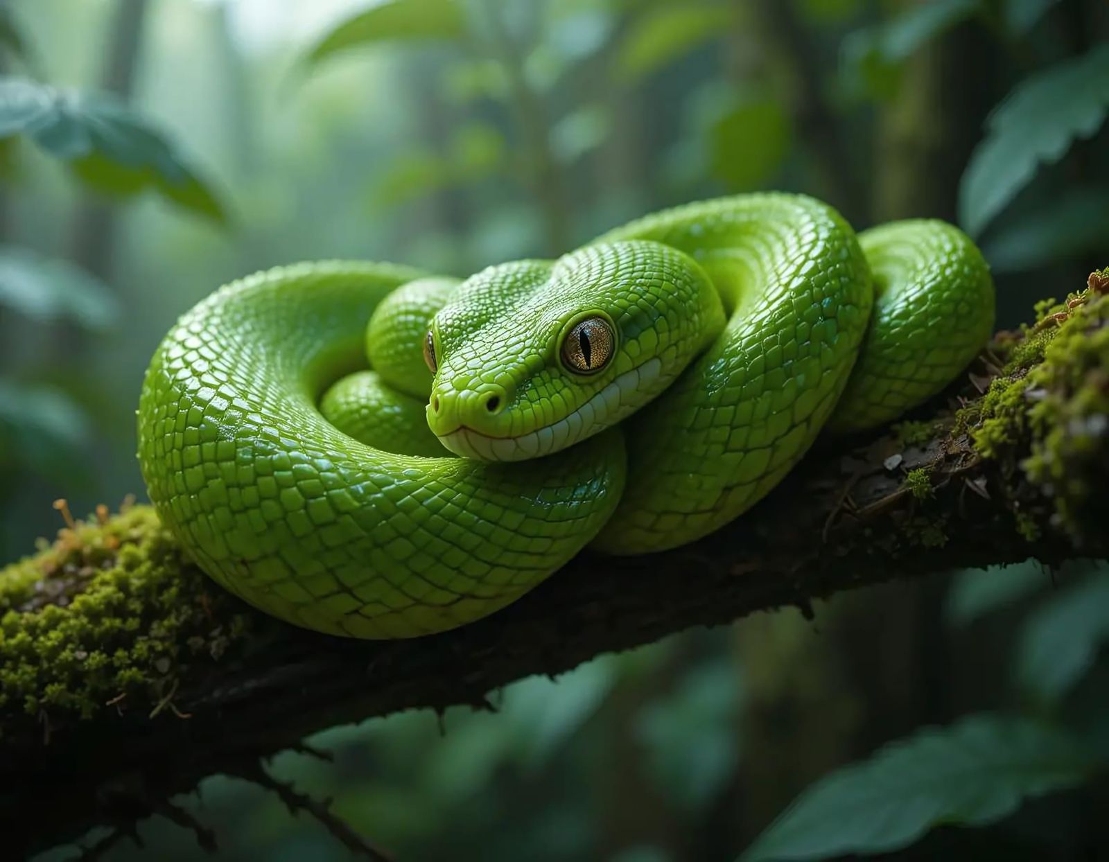 Lime Green Viper