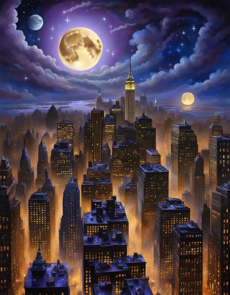 Nightime Cityscape