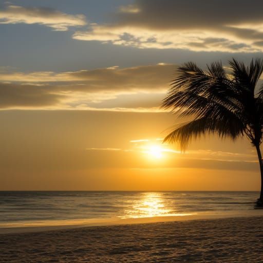 a sun rise on the beach
