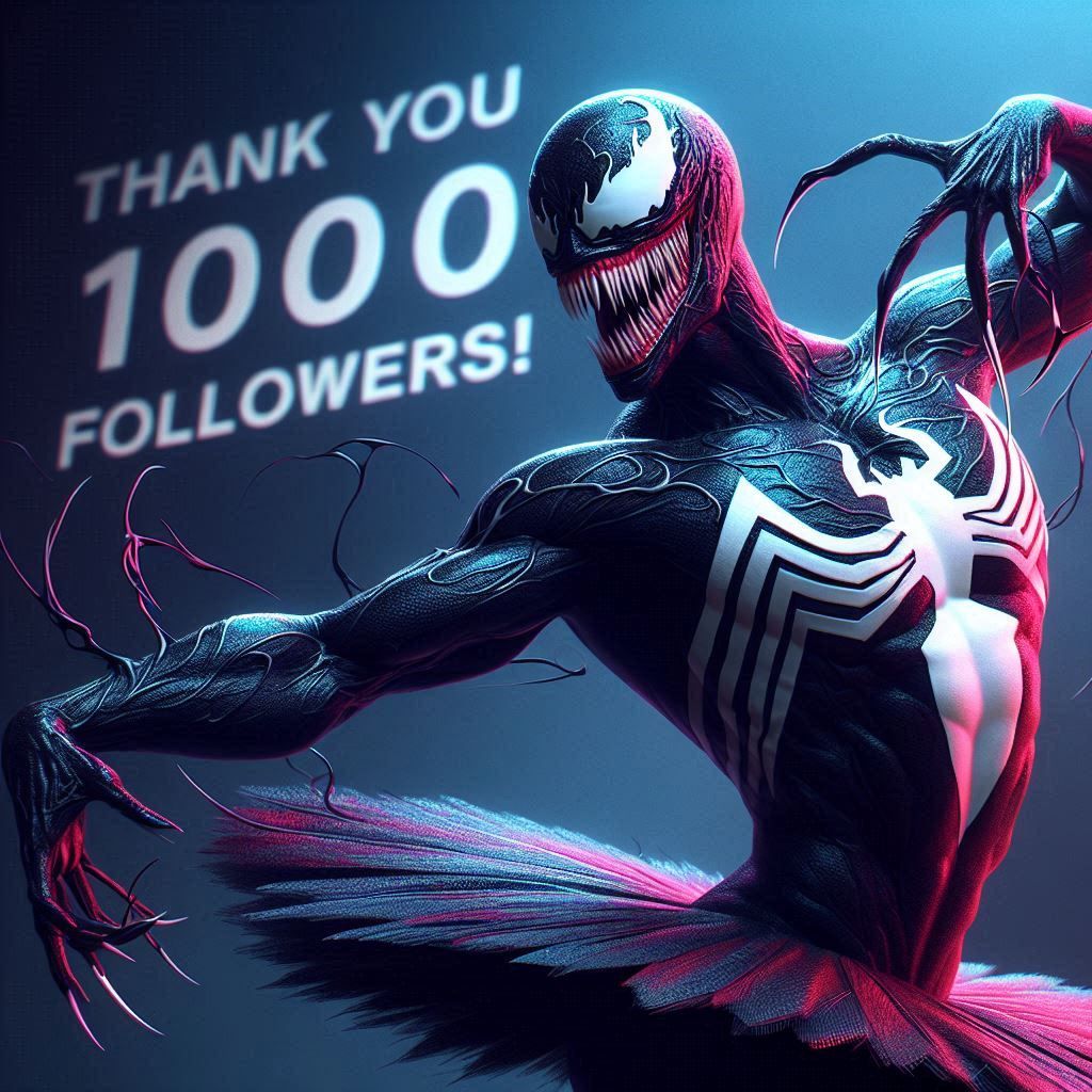 1000 followers - Venom