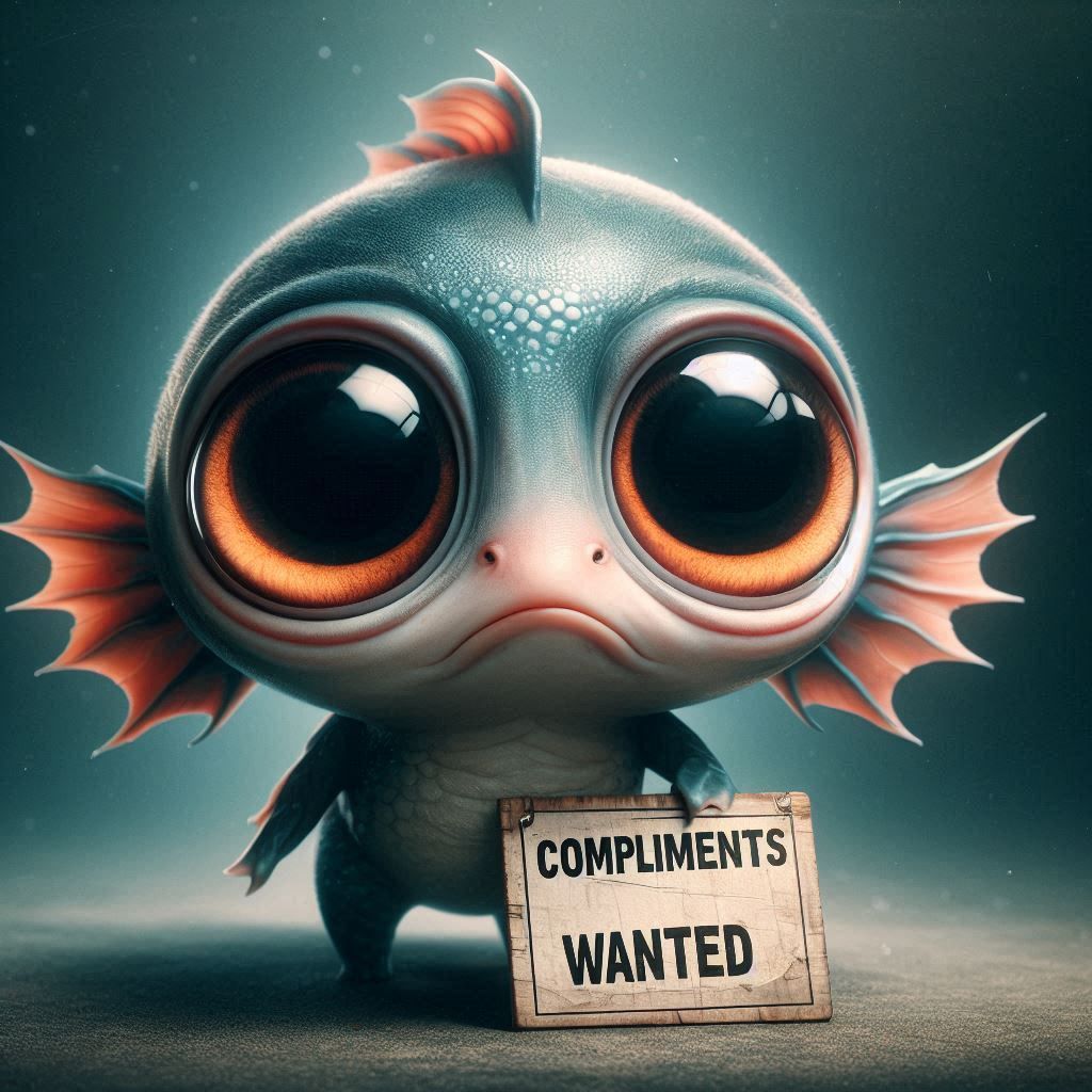 Fishing for compliments