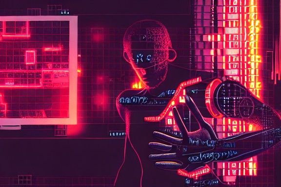 The test subject has died. photoillustration detailed comple...