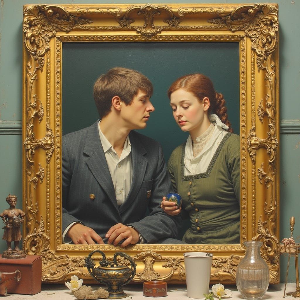 Child Lying Down: A Realistic and Timeless Portrait