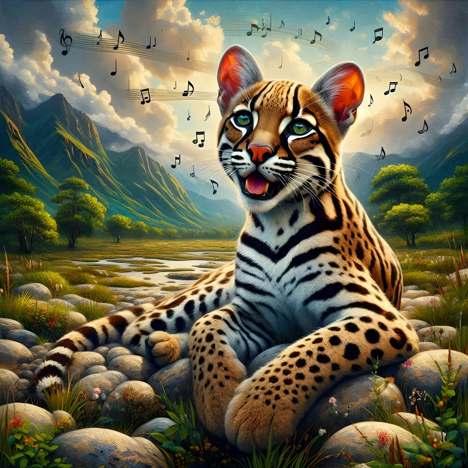 Ocelot, Ecoute de la musique (2)