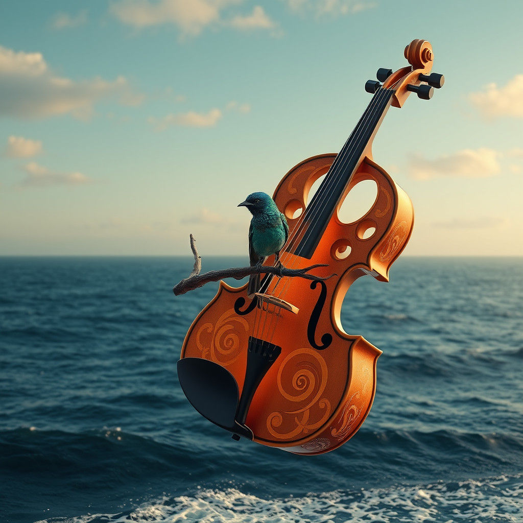 תמונה של ציפור זמיר על העץ בתוך