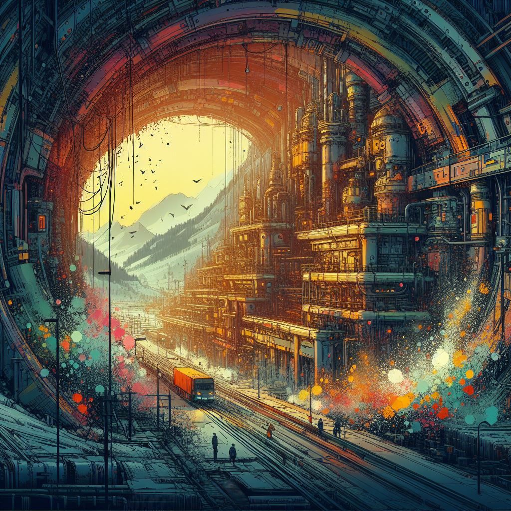 Cyberpunk mountain bunker 71-74