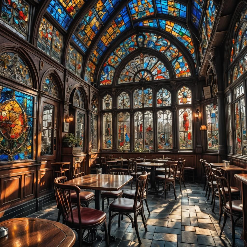staind glass cafe
