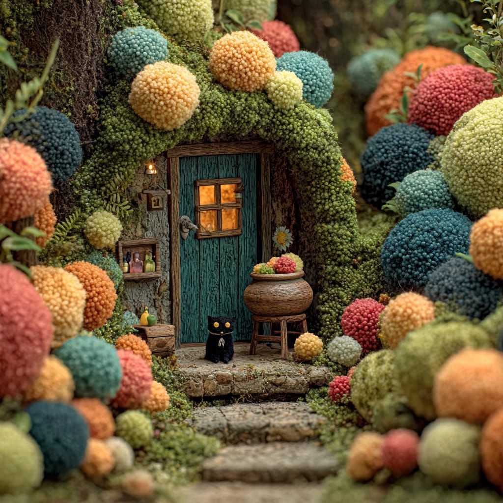 What might you find, deep in the woods?