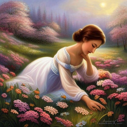 Picking at Flowers