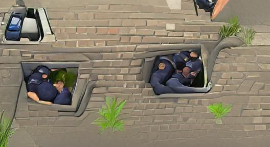 The perfect plan to hide from the police