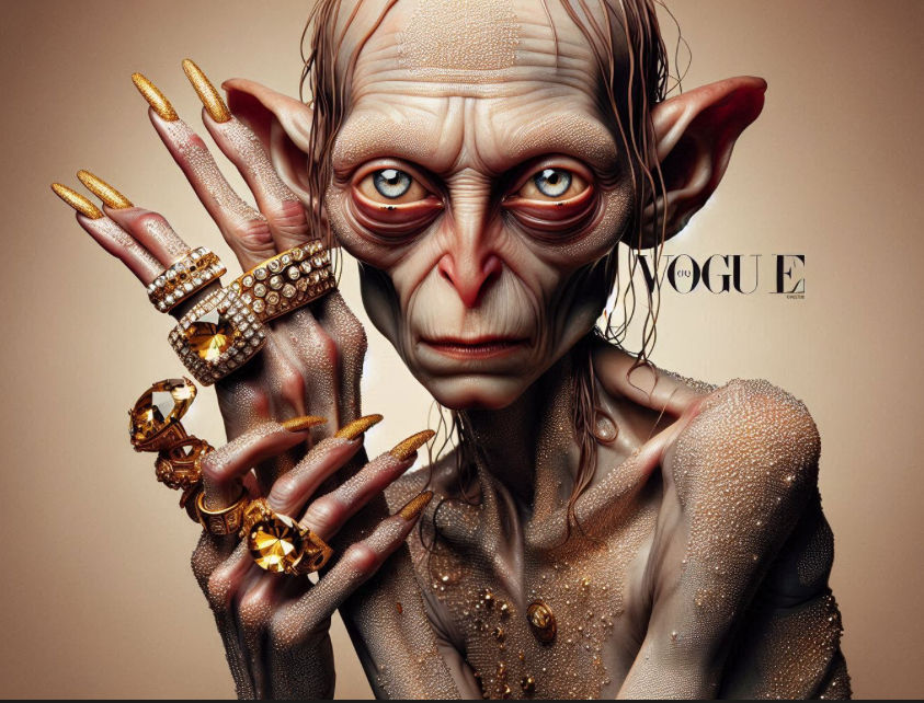 Magazine Vogue Gollum