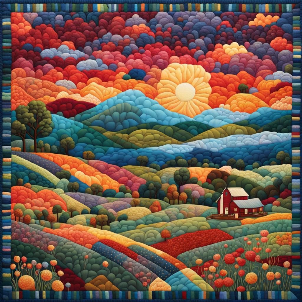Quilted Scenes  by @Lefteris Michael