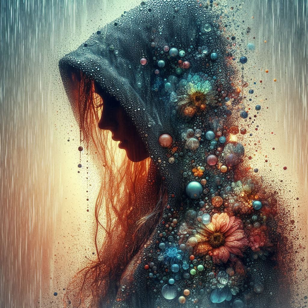 double exposure portrait