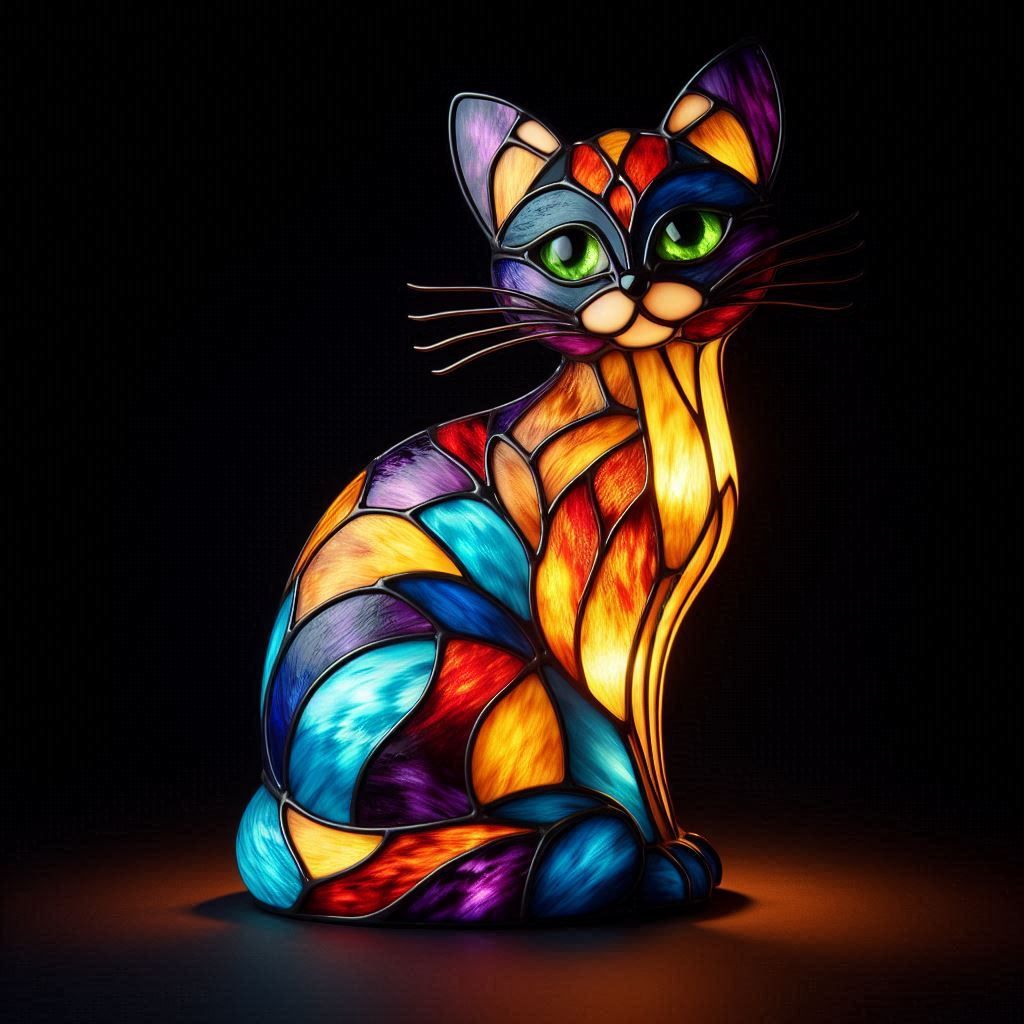 Cat lamp