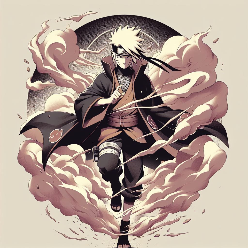 Naruto with the Akatsuki