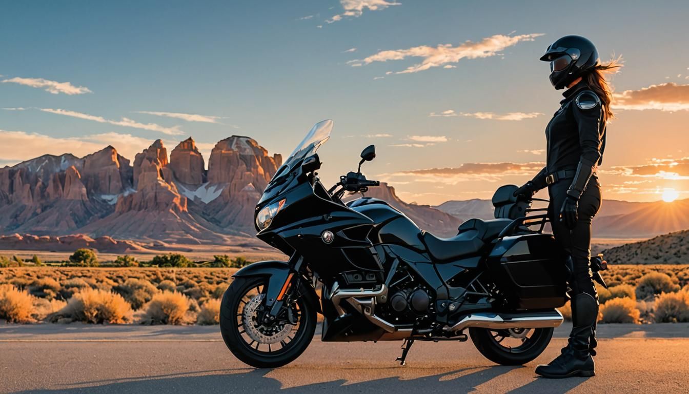riding through the desert