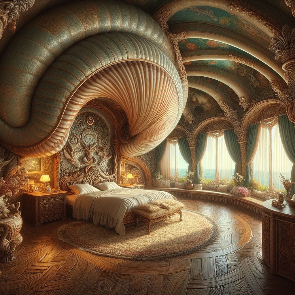 Bedroom in a Shell, the First