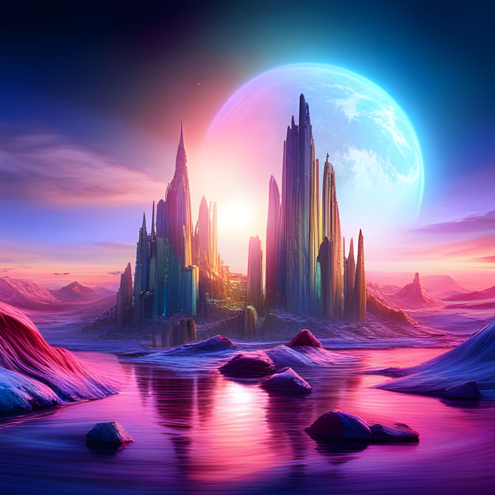 Fantasy Place - AI Generated Artwork - NightCafe Creator