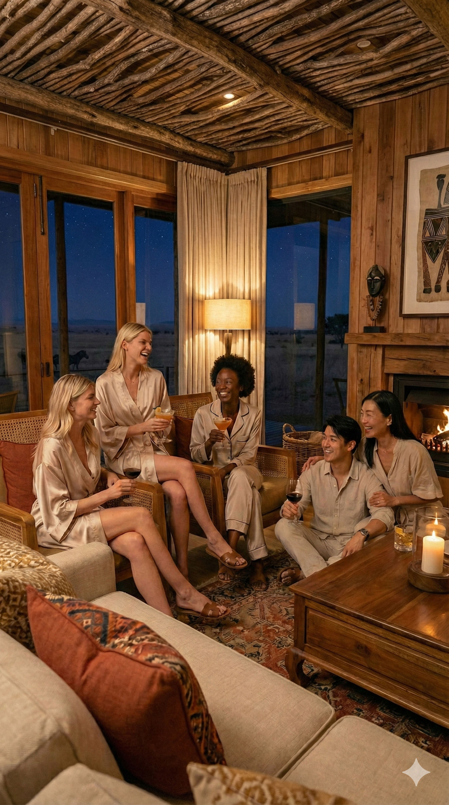 Namibia, Friends Under Vast Skies