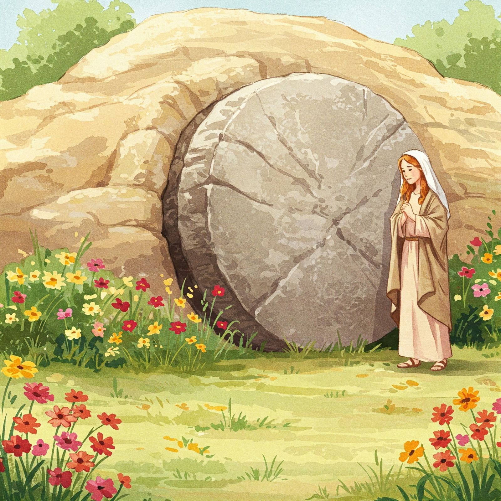 Mary by Jesus' tomb – GE