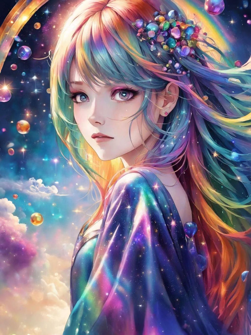 Rainbow Crystal Princess Kanae 霞苗 #retouch