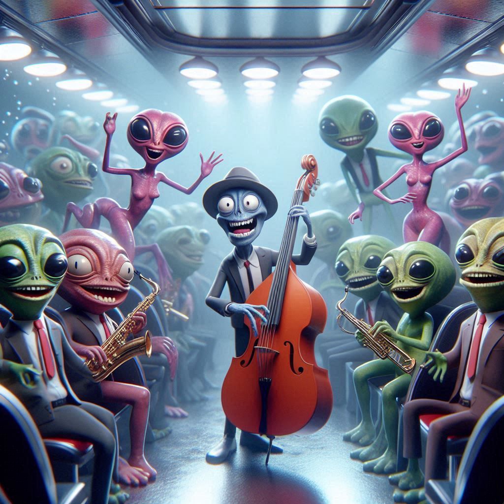 Alien jazz band