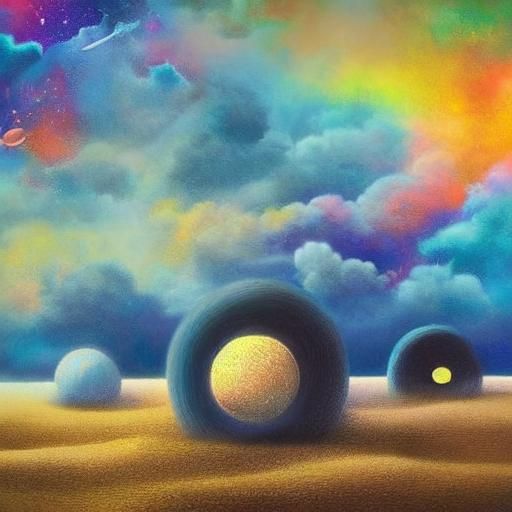 Surreal Space Climate Regulation in Digital Art